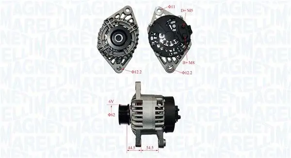 Handler.Part Alternator Magneti Marelli 063321836010 1