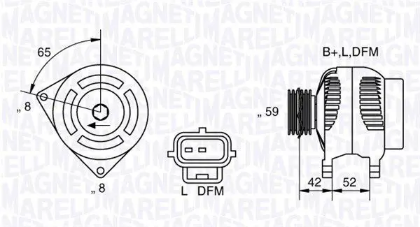 Handler.Part Alternator Magneti Marelli 063341758010 1