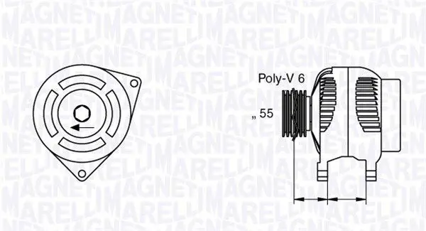 Handler.Part Alternator Magneti Marelli 063377429010 1