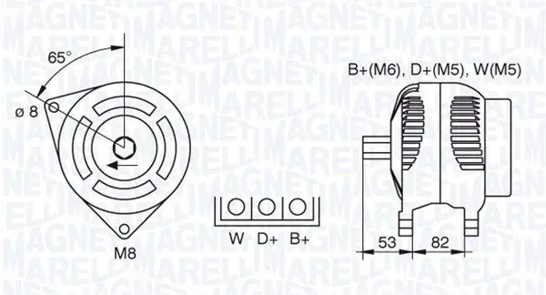 Handler.Part Alternator Magneti Marelli 063377461010 1