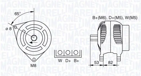 Handler.Part Alternator Magneti Marelli 063377462010 1