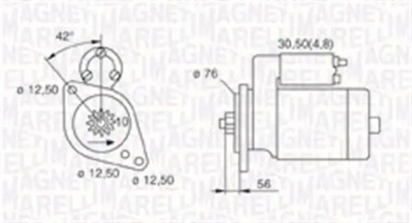 Handler.Part Starter Magneti Marelli 063521230120 1