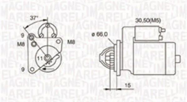 Handler.Part Starter Magneti Marelli 063721260010 1