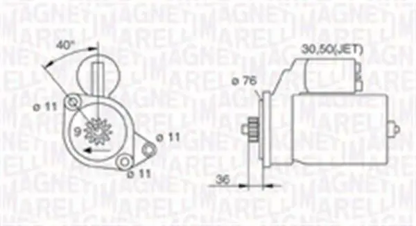 Handler.Part Starter Magneti Marelli 063720618010 1