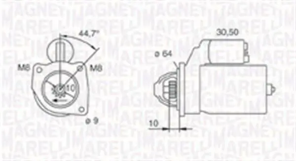 Handler.Part Starter Magneti Marelli 063720371010 1