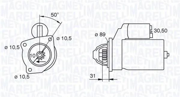 Handler.Part Starter Magneti Marelli 063227602010 1