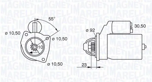 Handler.Part Starter Magneti Marelli 063227569010 1