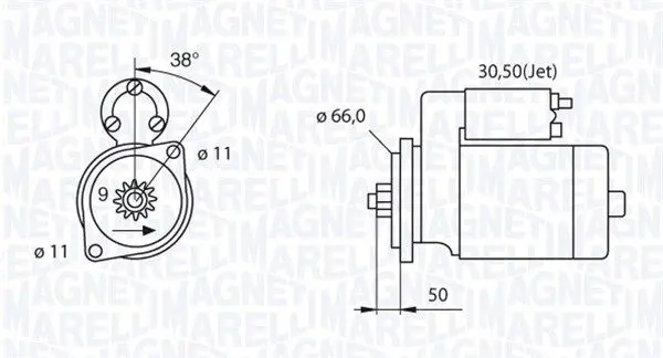 Handler.Part Starter Magneti Marelli 063521240220 1