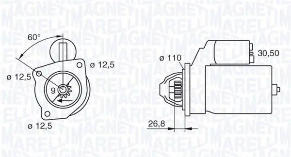 Handler.Part Starter Magneti Marelli 063216731010 1