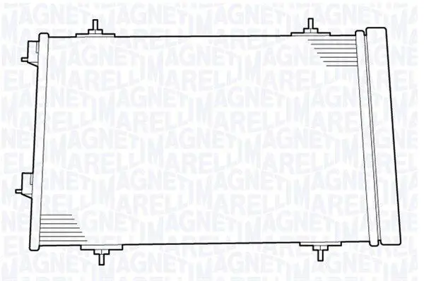 Handler.Part Condenser, air conditioning Magneti Marelli 350203636000 1