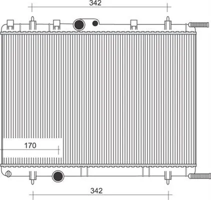 Handler.Part Radiator, engine cooling Magneti Marelli 350213887000 1