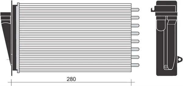 Handler.Part Heat exchanger, interior heating Magneti Marelli 350218267000 1