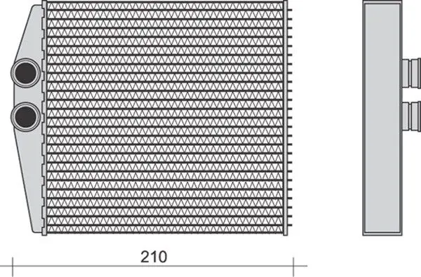 Handler.Part Heat exchanger, interior heating Magneti Marelli 350218271000 1