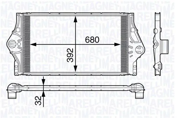 Handler.Part Intercooler, charger Magneti Marelli 351319201870 1