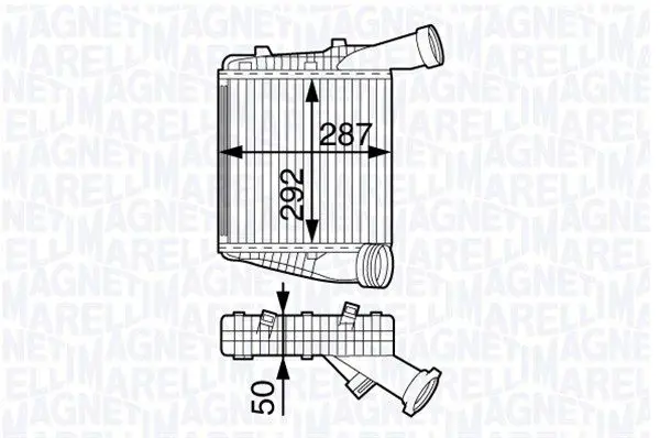 Handler.Part Intercooler, charger Magneti Marelli 351319202400 1