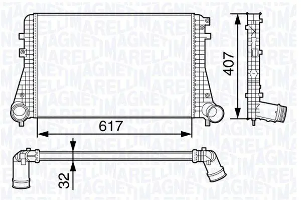 Handler.Part Intercooler, charger Magneti Marelli 351319202850 1