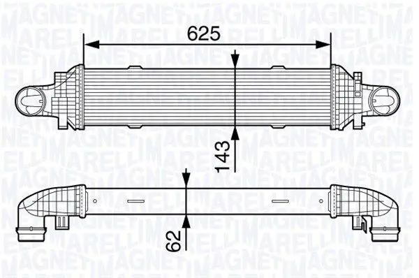 Handler.Part Intercooler, charger Magneti Marelli 351319203350 1