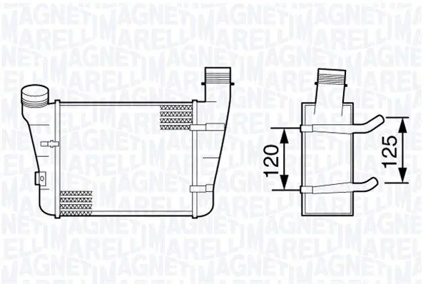 Handler.Part Intercooler, charger Magneti Marelli 351319203410 1