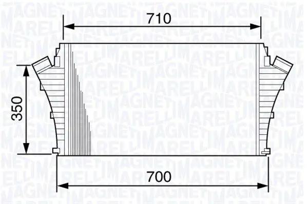 Handler.Part Intercooler, charger Magneti Marelli 351319203500 1