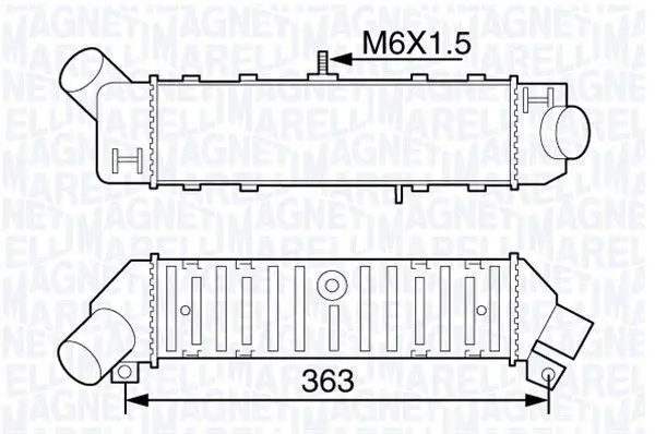 Handler.Part Intercooler, charger Magneti Marelli 351319203600 1