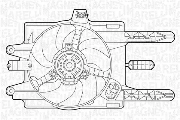 Handler.Part Fan, radiator Magneti Marelli 069422014010 1