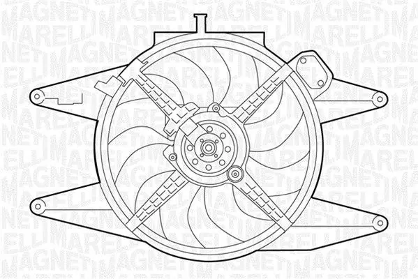 Handler.Part Fan, radiator Magneti Marelli 069422041010 1