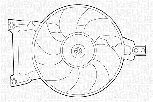 Handler.Part Fan, radiator Magneti Marelli 069422200010 1