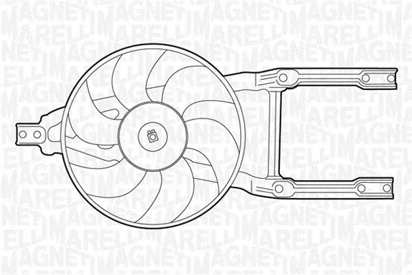 Handler.Part Fan, radiator Magneti Marelli 069422204010 1