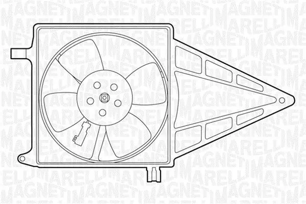 Handler.Part Fan, radiator Magneti Marelli 069422211010 1