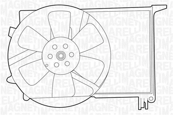 Handler.Part Fan, radiator Magneti Marelli 069422212010 1