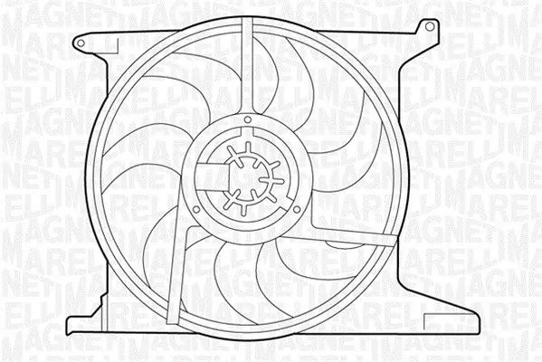 Handler.Part Fan, radiator Magneti Marelli 069422214010 1