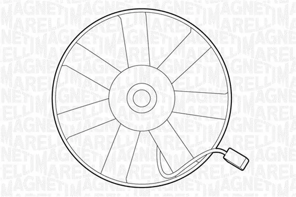 Handler.Part Fan, radiator Magneti Marelli 069422230010 1