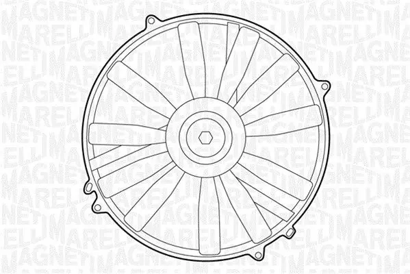 Handler.Part Fan, radiator Magneti Marelli 069422231010 1