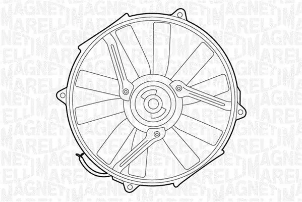 Handler.Part Fan, radiator Magneti Marelli 069422232010 1