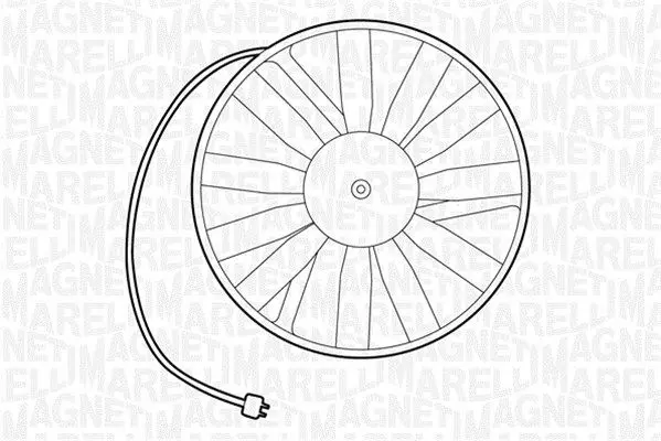 Handler.Part Fan, radiator Magneti Marelli 069422235010 1