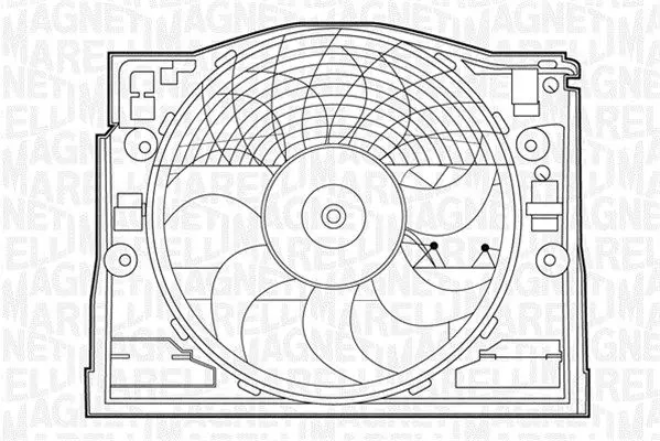 Handler.Part Fan, radiator Magneti Marelli 069422273010 1