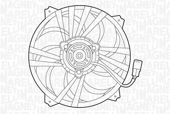 Handler.Part Fan, radiator Magneti Marelli 069422281010 1