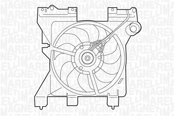 Handler.Part Fan, radiator Magneti Marelli 069422287010 1