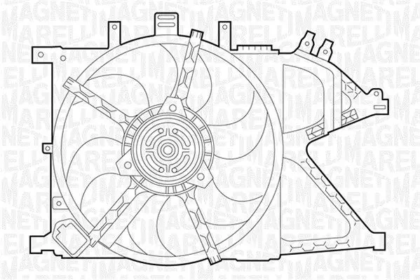 Handler.Part Fan, radiator Magneti Marelli 069422331010 1