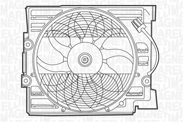 Handler.Part Fan, radiator Magneti Marelli 069422366010 1