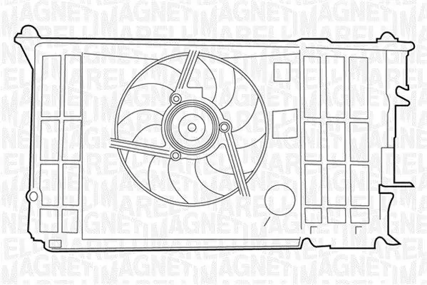 Handler.Part Fan, radiator Magneti Marelli 069422373010 1