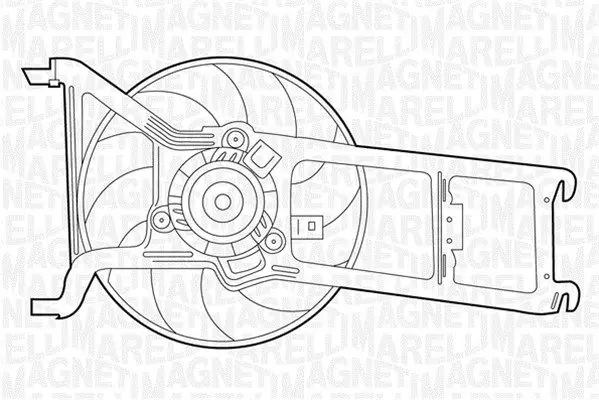 Handler.Part Fan, radiator Magneti Marelli 069422375010 1