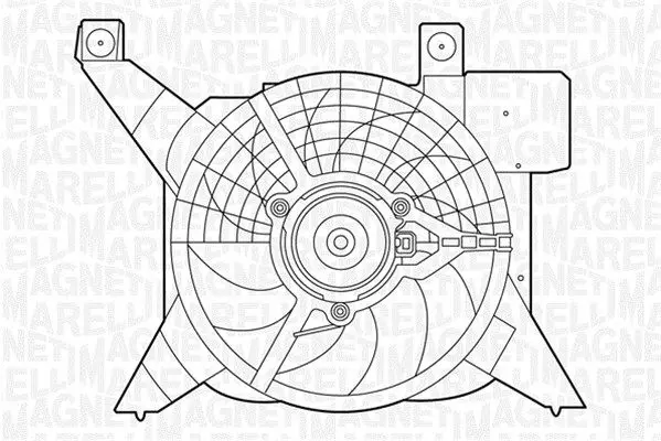 Handler.Part Fan, radiator Magneti Marelli 069422381010 1