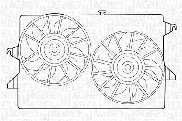 Handler.Part Fan, radiator Magneti Marelli 069422398010 1