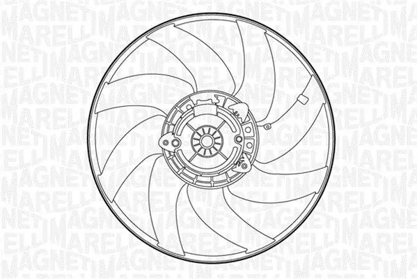 Handler.Part Fan, radiator Magneti Marelli 069422422010 1