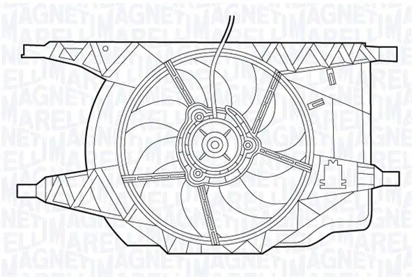 Handler.Part Fan, radiator Magneti Marelli 069422536010 1