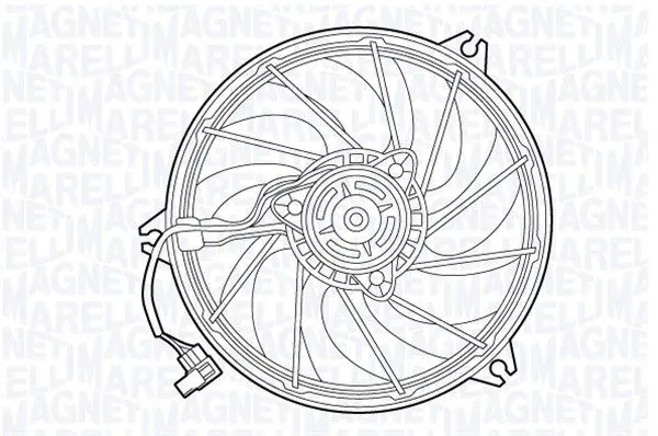 Handler.Part Fan, radiator Magneti Marelli 069422548010 1