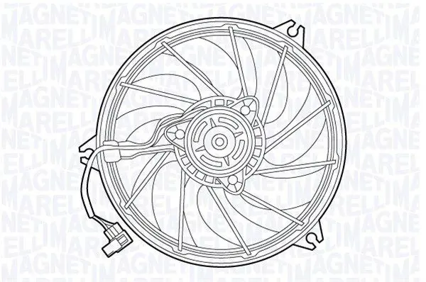 Handler.Part Fan, radiator Magneti Marelli 069422549010 1