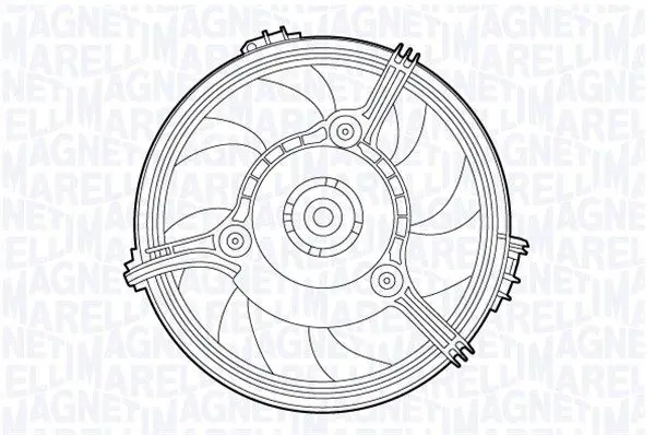 Handler.Part Fan, radiator Magneti Marelli 069422551010 1