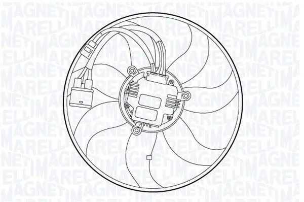 Handler.Part Fan, radiator Magneti Marelli 069422555010 1